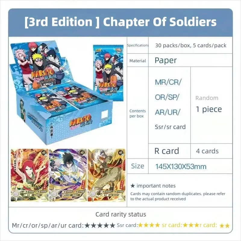 Kayou Genuine Naruto Cards Booster Pack Sasuke Flash Collection Card Anime Figure Toy Gift For Kids Birthday Christmas — image 7