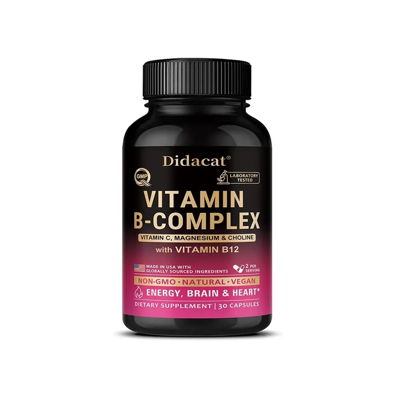 Usable Unisex Active Vitamin B Complex Highly Effective and Easily Absorbed - Immune Energy and Metabolic Supplement — image 8