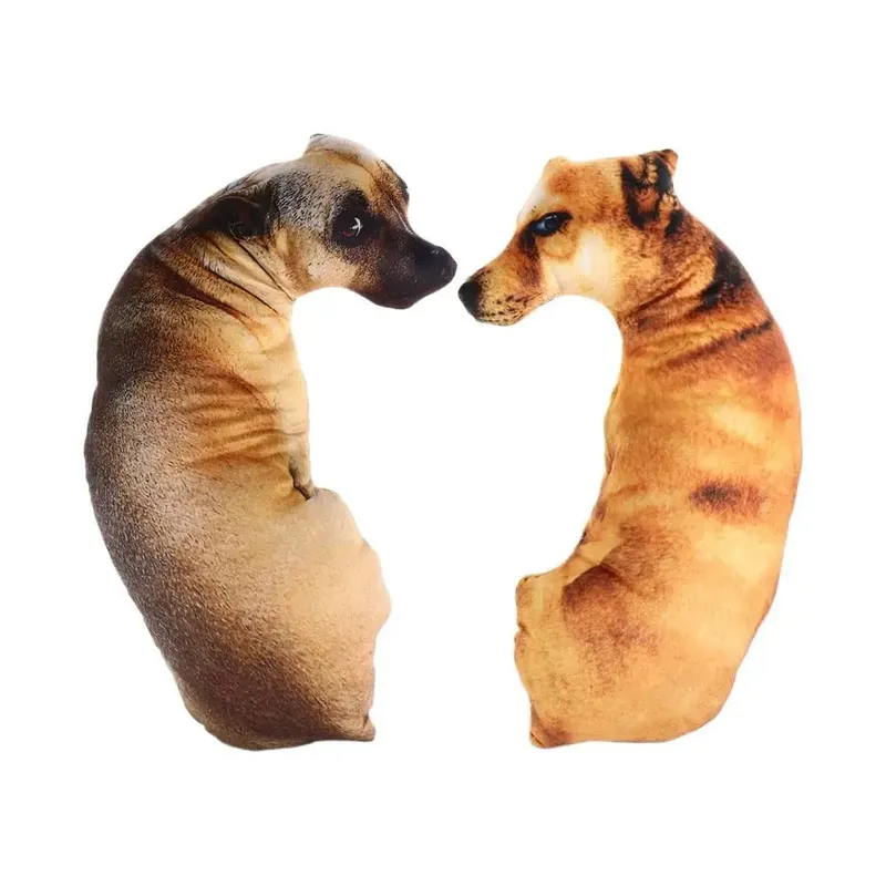 3D Lifelike Animal Throw Pillow Soft Dog Pillow Creative Cushion Office — image 5
