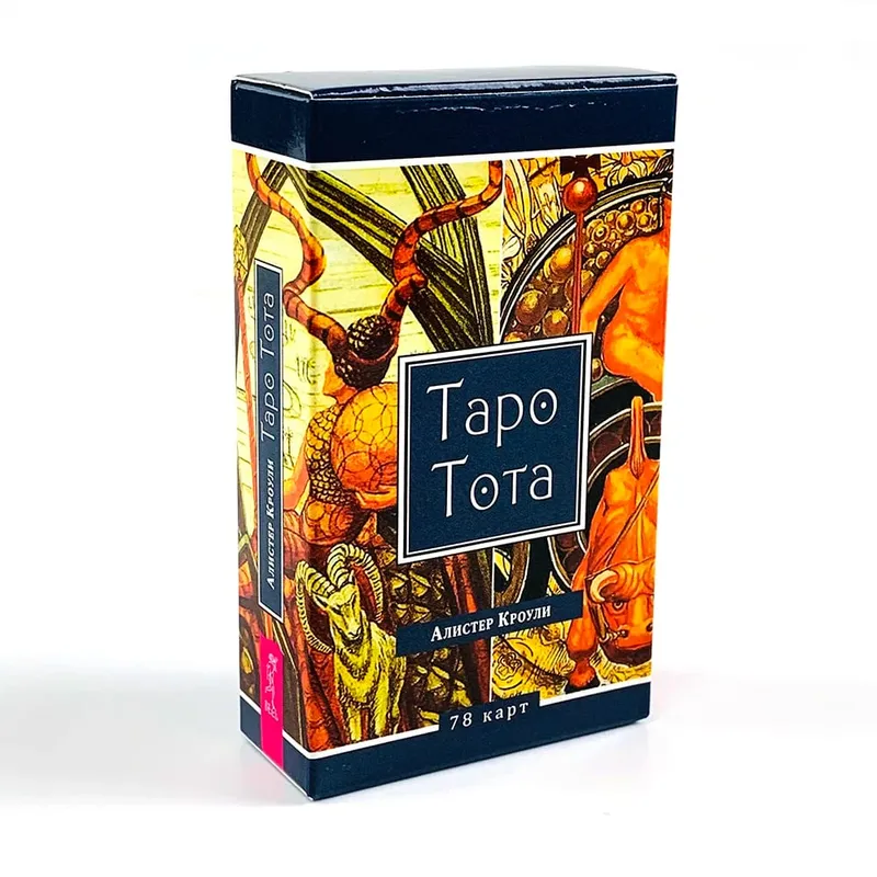 Tarot Deck 78‑Cards Russian Version Tapo Tota Mysterious Divination Fortune‑Telling Board Game for Tarot Collectors Practitioner