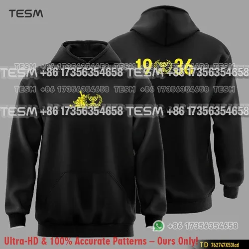 Men Beitar Gothic Font Print Hoodie Oversized Street Hip Hop Pullover Sweatshirt Casual Long Sleeve Hooded Sweatshirts Men Women