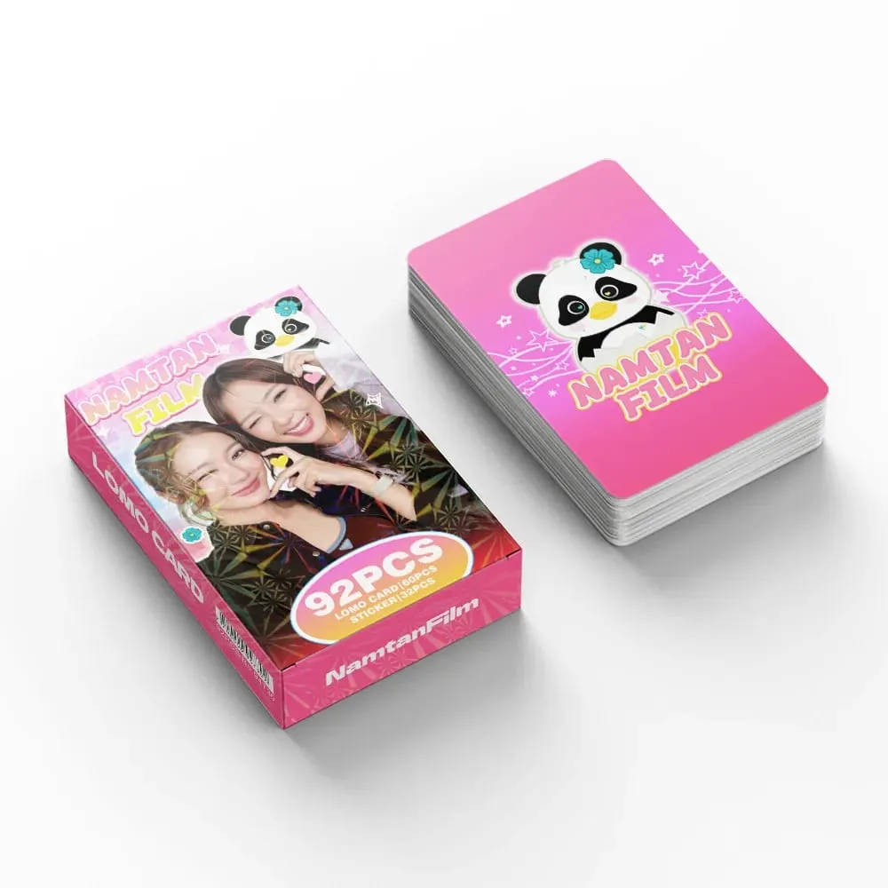 92Pcs NamtanFilm Lomo Card Pack 60 Thai GL Idol Photocards 32 Cute Stickers Thai Girl CP Fan Merch Gifts For Fans — image 2