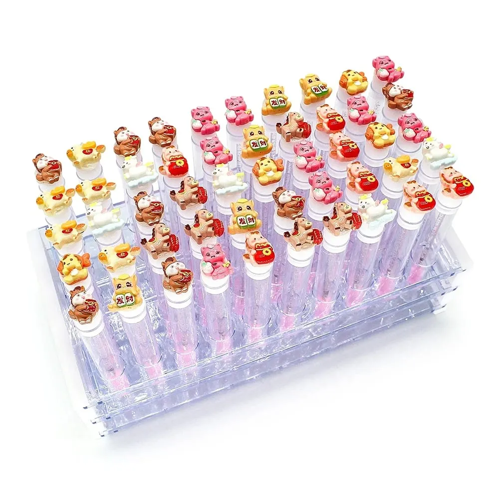 10/50Pcs Eyelash Brush Tubes Crystal Lash Mascara Wands Eyebrow Comb Spoolies Container Lashes Brushes Applicators Makeup Tools — image 5