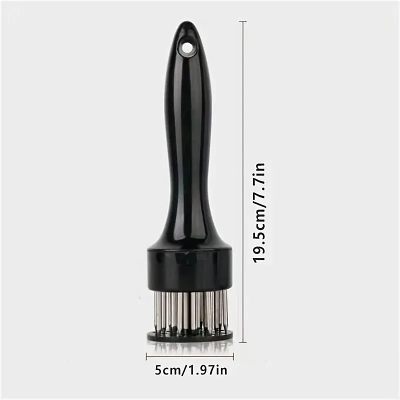 1PC Stainless Steel Steak Meat Tenderizer Hammer Loose Meat Needle Household Punching Daily Tendon Breaker Meat Inserting Needle — image 6