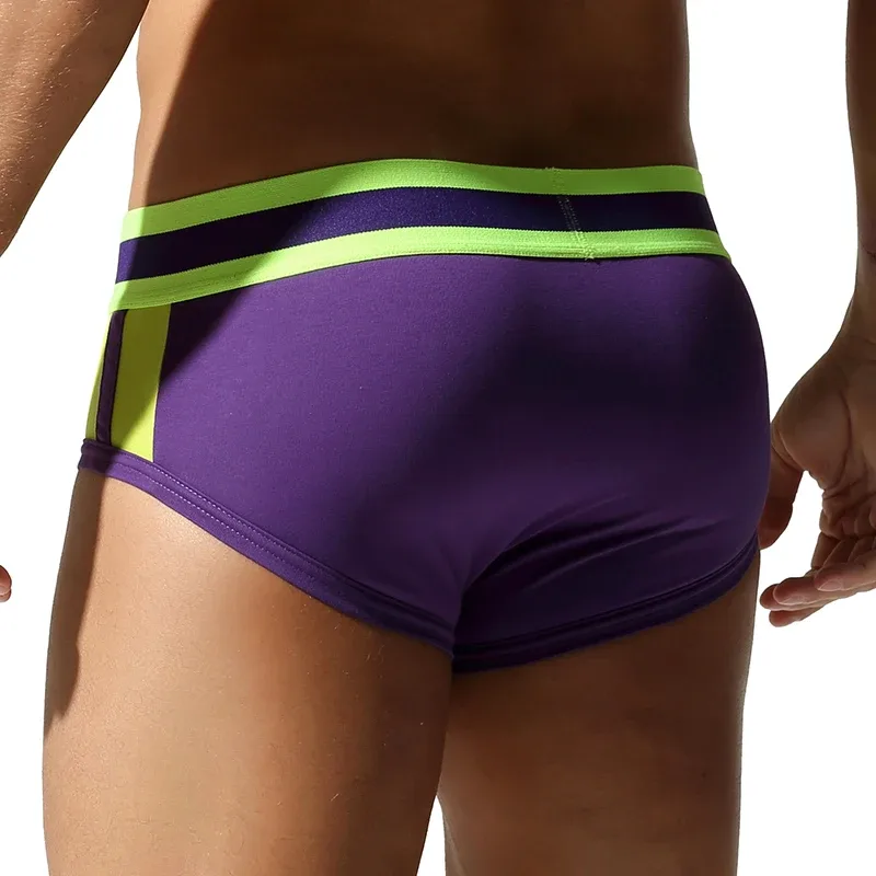 Men's Briefs, Comfortable Cotton, Full Coverage, Sexy Men's Triangle Underwear with Pouch Enhancing Design — image 2