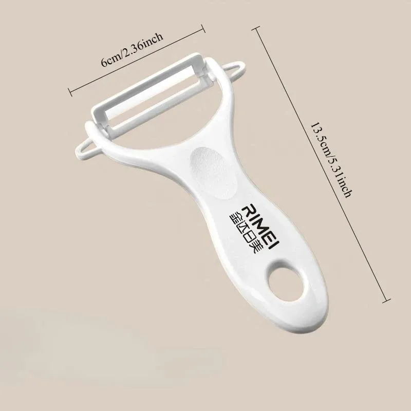 Ceramic Vegetable Peeler Household Kitchen Gadgets Multi-functional Peeler for Potatoes Carrots Cucumbers and Fruits — image 7