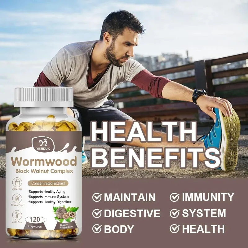 Premium Wormwood Cleanse Supplement with Black Walnut Clove & Quassia Supports Intestinal Health Detox & Digestive Balance — image 7
