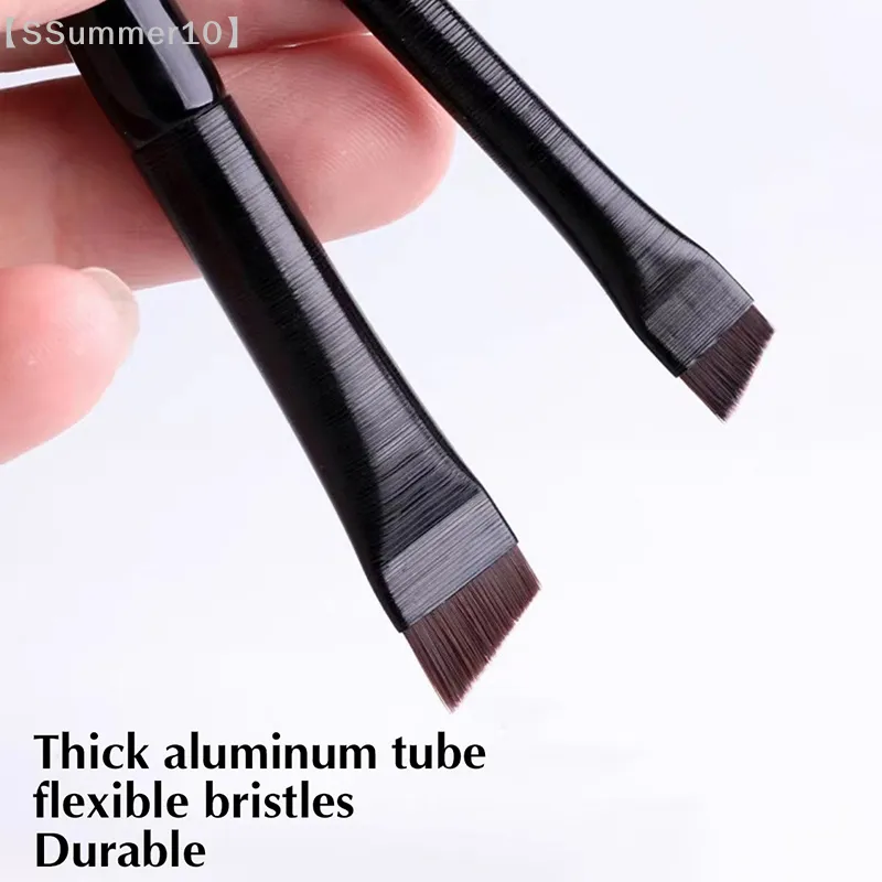【SSummer10】Brow Contour Makeup Brushes Eyebrow Eyeliner Brush Professional Super Thin Angled Liner Eye Brush Make Up Tools【SS】 — image 5