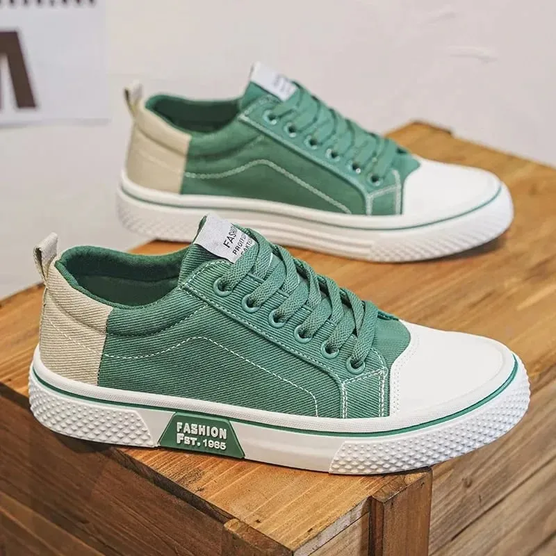 New man's Breathable Versatile Skateboarding Shoes Men's Soft Bottom Casual Sports Trend Fashion Canvas Shoes 37-48 Size — image 2