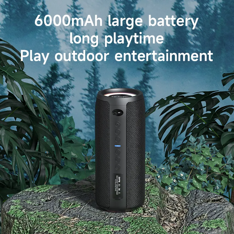 Zealot-S51Pro 40W 고출력 블루투스 스피커 3D 스테레오베이스 블루투스 스피커 휴대용 IPX5 방수 적합한 TWS 붐 박스 — image 5