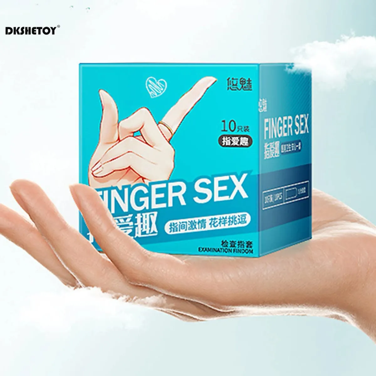 8/10pcs Ultra-thin Lubrication Finger Sleeve Masturbation G-spot Stimulation Condoms Vaginal Clitoris Massage Les Adult Sex Toys