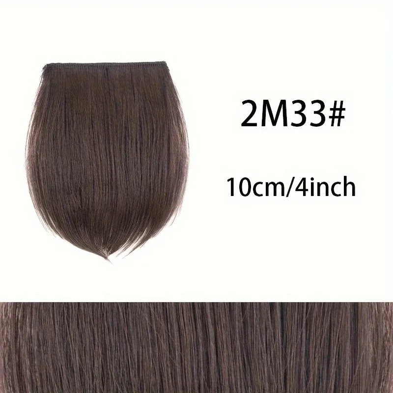 10cm/20cm/30cm Synthetic Short Straight Pad Invisible Hair Extension Lining of Hair Top Side Cover Hairpiece for Women — image 16