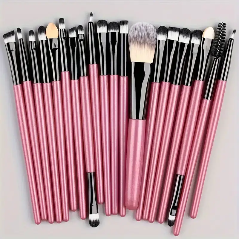 Makeup Brushes Set Premium Synthetic Kabuki Brushes Foundation Concealer Powder Blush Blending Face Eyeshadow Cosmetic Brushes S — image 1