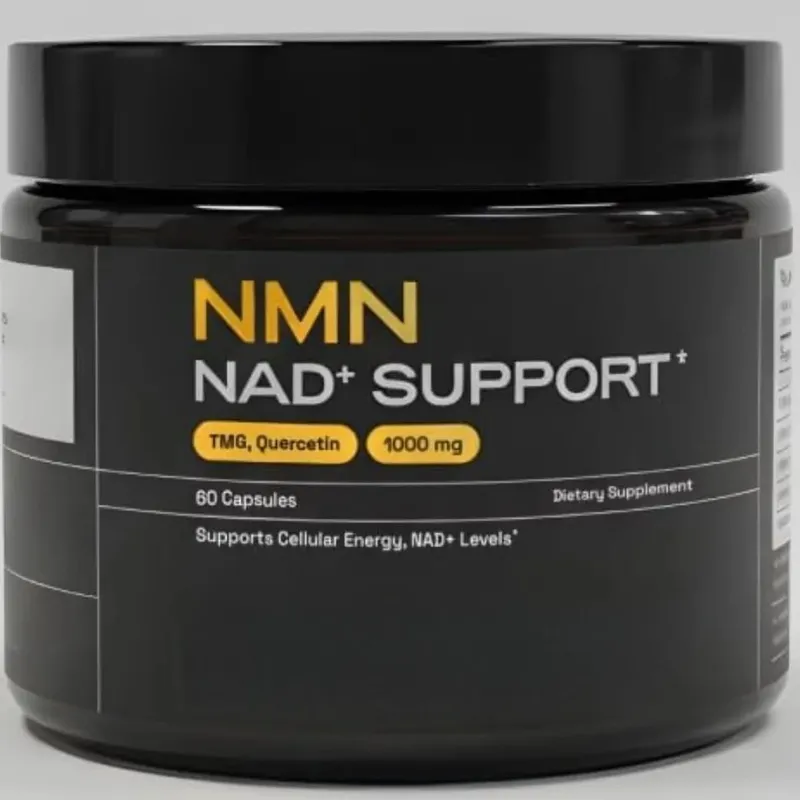 NMN NAD+ Support Capsules 1000mg Supports Cellular Energy Cognitive Health NAD+ Levels with TMG Quercetin 60 Capsules Adults