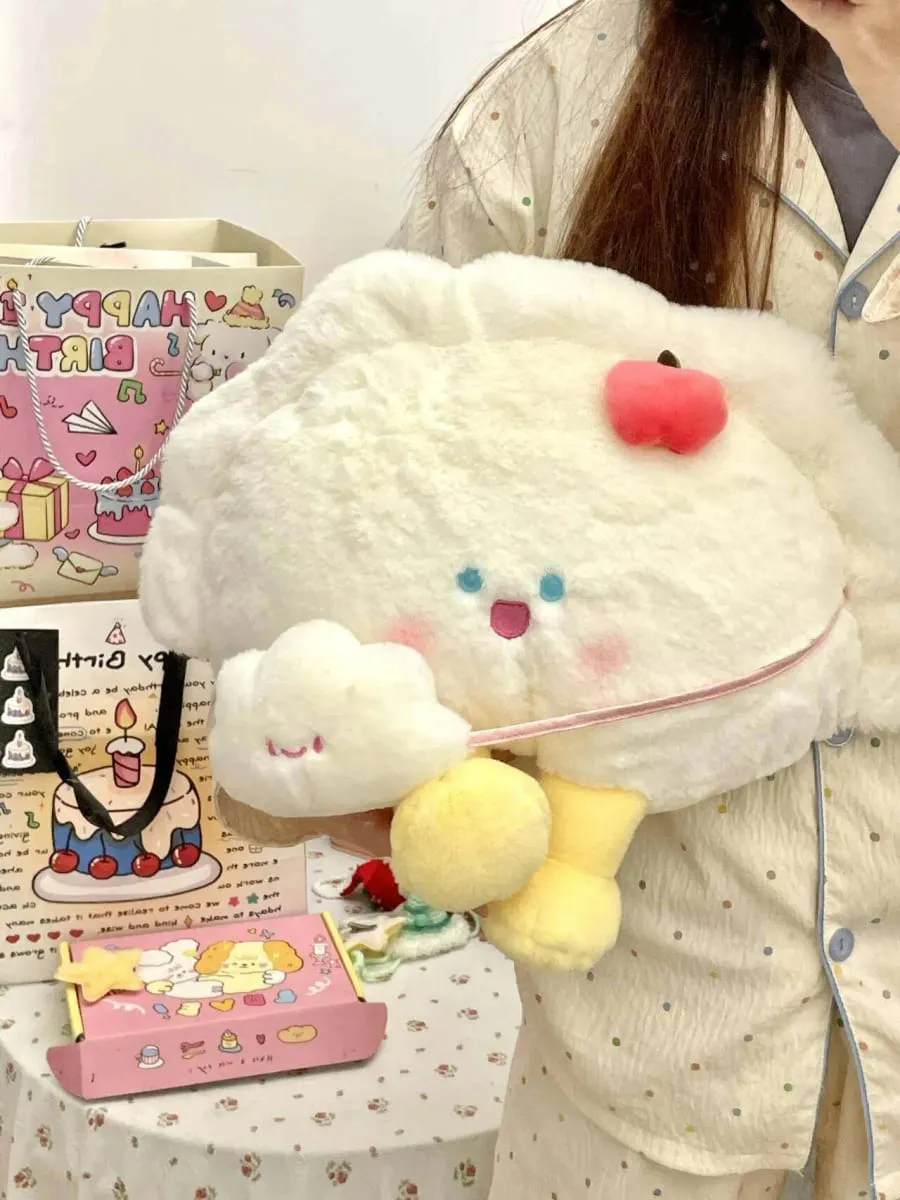 20cm Dumpling Plush Pillow Fluffy Soft Stuffed Toy Home Sofa Bedroom Decoration Comfort Sleeping Companion Kawaii Gift For Women — image 12