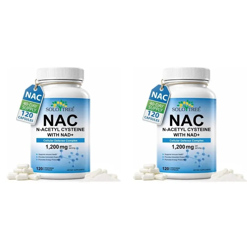 NAC 1150mg NAD+ 50mg Capsules Cellular Defense Complex for Antioxidant Support Immune Health & Energy Production Non‑GMO 120 Ct — image 8
