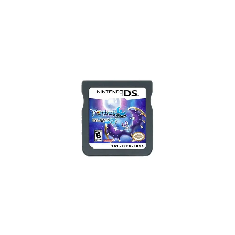 Anime Pokemon Series NDS Game Cartridge Video Game Console Moemon Silver Yellow KAIZO MoonBlack2 Hobby Collection Gifts Toys — image 8