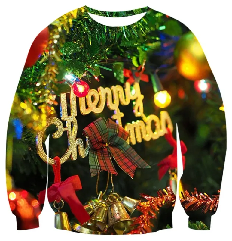 Ugly Christmas Sweater For Men Women Funny Novelty Xmas Sweatshirt 3d Printed Cartoon Animal Long Sleeve Pullover Hoodies Tops — image 10