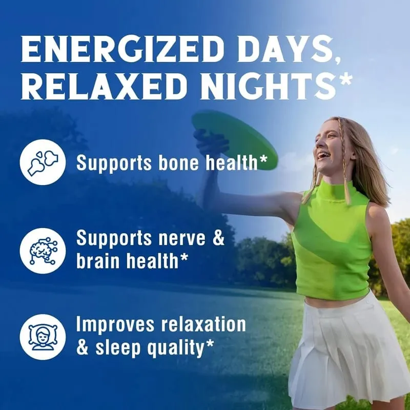Magnesium L-Threonate Capsules Enhance Focus Sleep Quality Memory & Relaxation Strongly Support Nerve & Bone Health Care — image 5