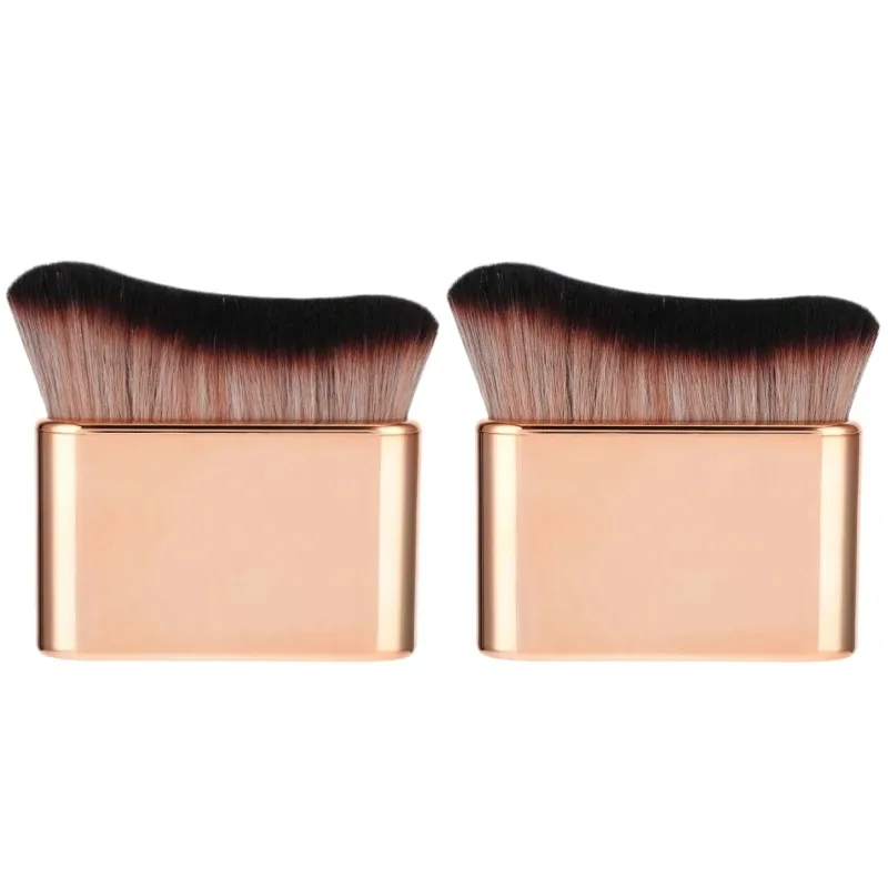 Body Self Tanning Brush Gold Soft Makeup Brushes Portable Self Tan Brush Neck Leg Foundation Sunscreen Cream Applicator Tools — image 12