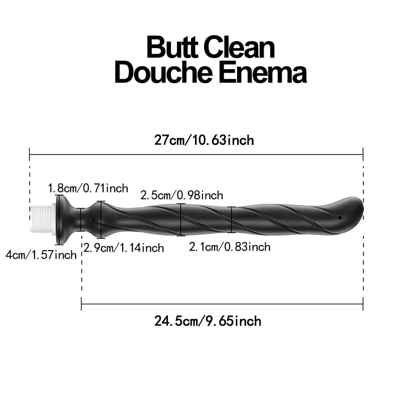 Silicone Anal Vaginal Douche Butt Plug Multi-Function Enema Plug-In Shower Anal Dilators Adults Sex Toys Adult Sex Toys — image 10