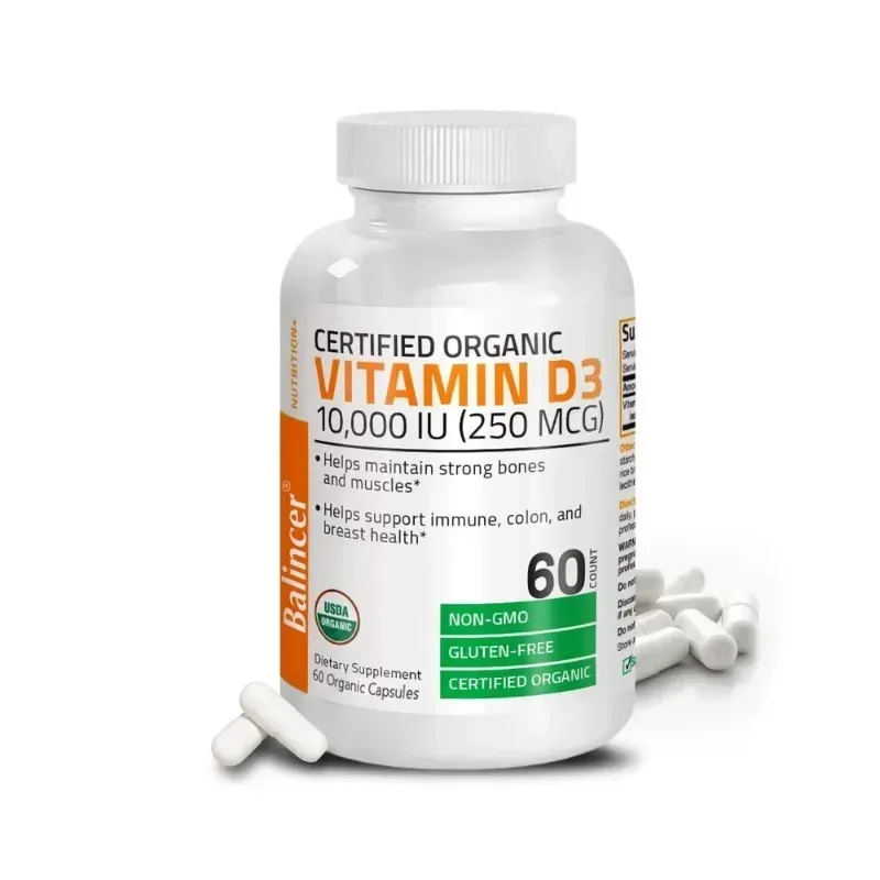 Vitamin D3 - Promotes Healthy Muscle Function and Immune Support Strong Bones and Nervous System Health 120 Capsules — image 8