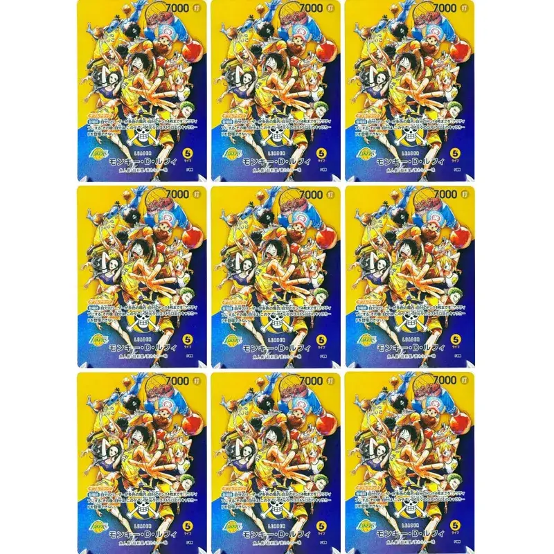 One Piece US College Basketball Luffy Promo Card Straw Hat Crew Anime Collectibles Replica High Quality Cards Foil Texture Card — image 23