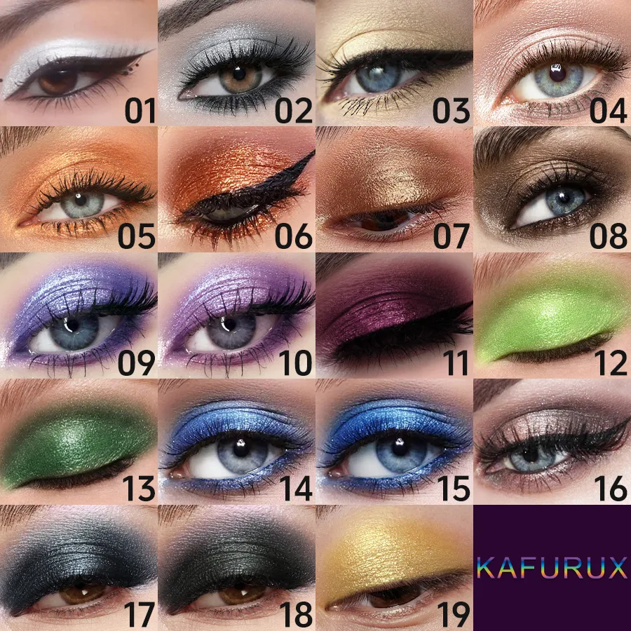 25 colori 1 pezzo ombretto perlato stick impermeabile glitter a lunga durata e colore opaco ombretto trucco viso evidenziazione regalo di cosmetici