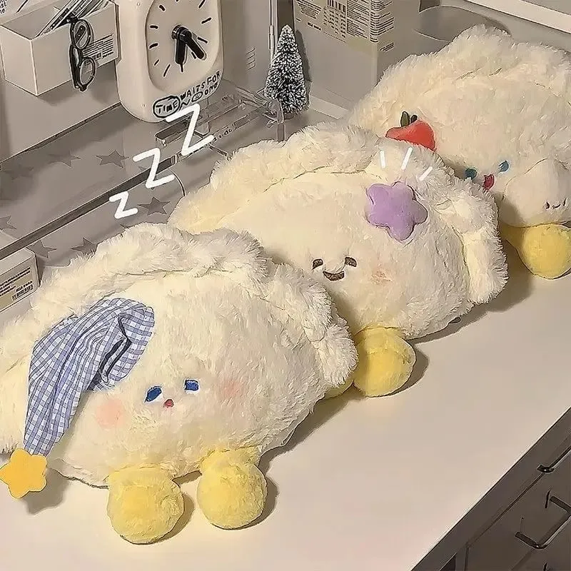 20cm Dumpling Plush Pillow Fluffy Soft Stuffed Toy Home Sofa Bedroom Decoration Comfort Sleeping Companion Kawaii Gift For Women — image 2