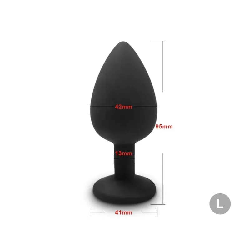 Anal Toy Soft Silicone Anal Plug Mini Bullet Vibrator Butt Plug Men Women Gay Couples Anal Prostate Stimulator Sex Toy for Adult — image 9
