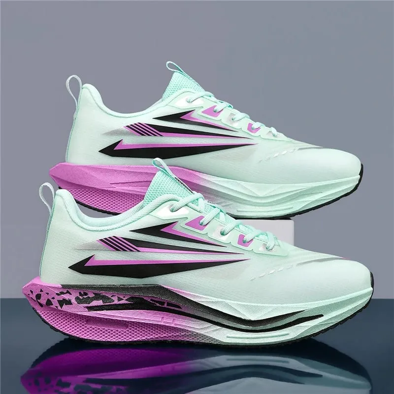 Marathon Men Sports Speciality Running Shoes Carbon Board Breathable Lightweight Women's Comfortable Athletic Nonskid Sneakers — image 4