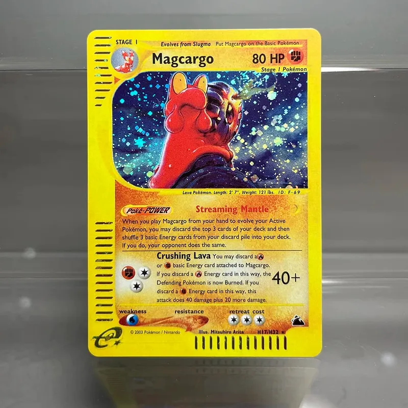 Kad PKM Charizard Steelix Celebi Kad Kerajang Tunggal Magneton Gengar Kad Koleksi Permainan Klasik Kad Proksi PTCG — image 10