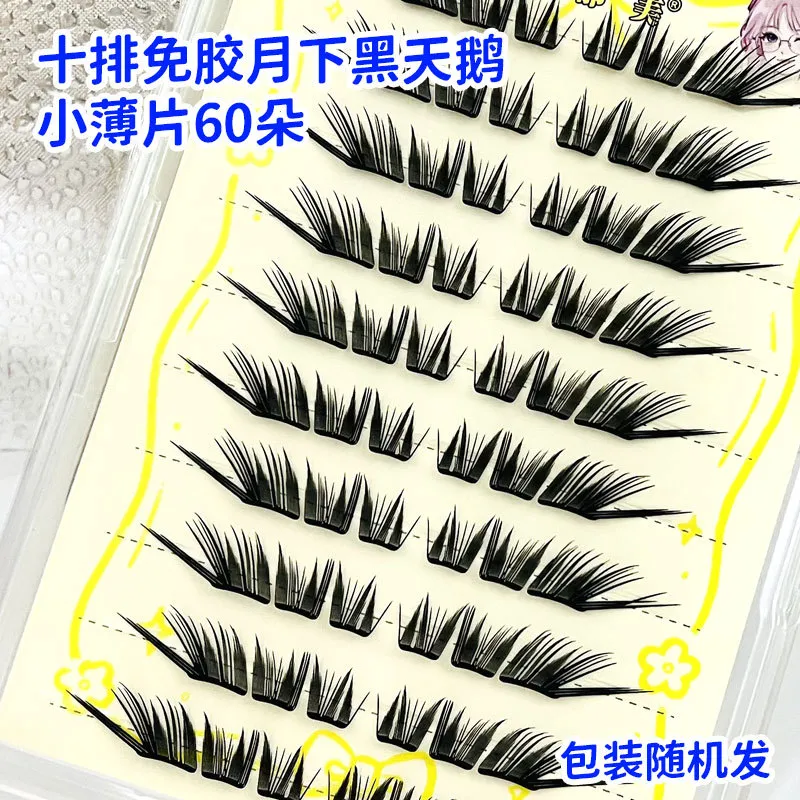 Random Package Cluster False Eyelashes Natural Volume C Curl Eye Lashes For Beginners Daily Makeup Matte Makeup Eyes Makup Tools — image 3