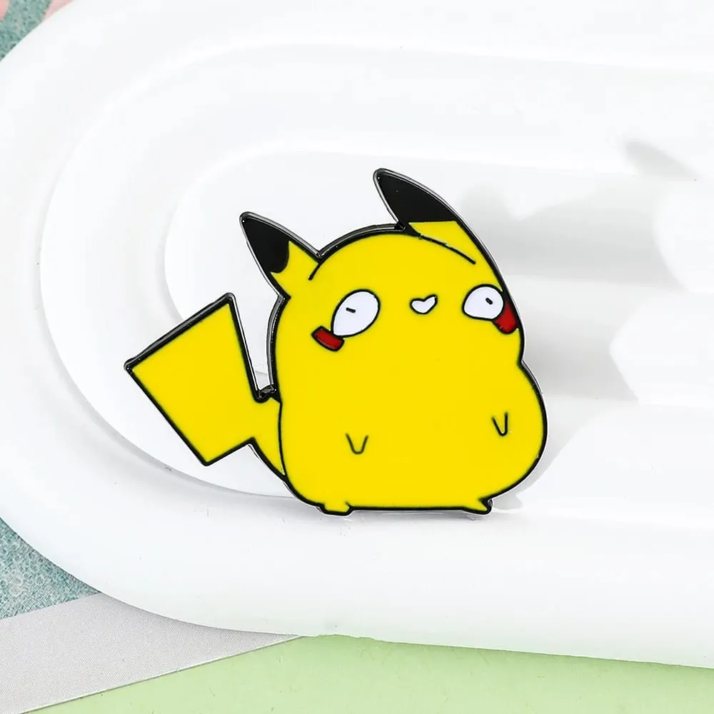 Broche en émail Pokemon Pikachu Bulbasaur, Badge d'écureuil, broche en Denim, sac à vêtements, Animal mignon, bijoux cadeau pour enfant, jouet — image 6