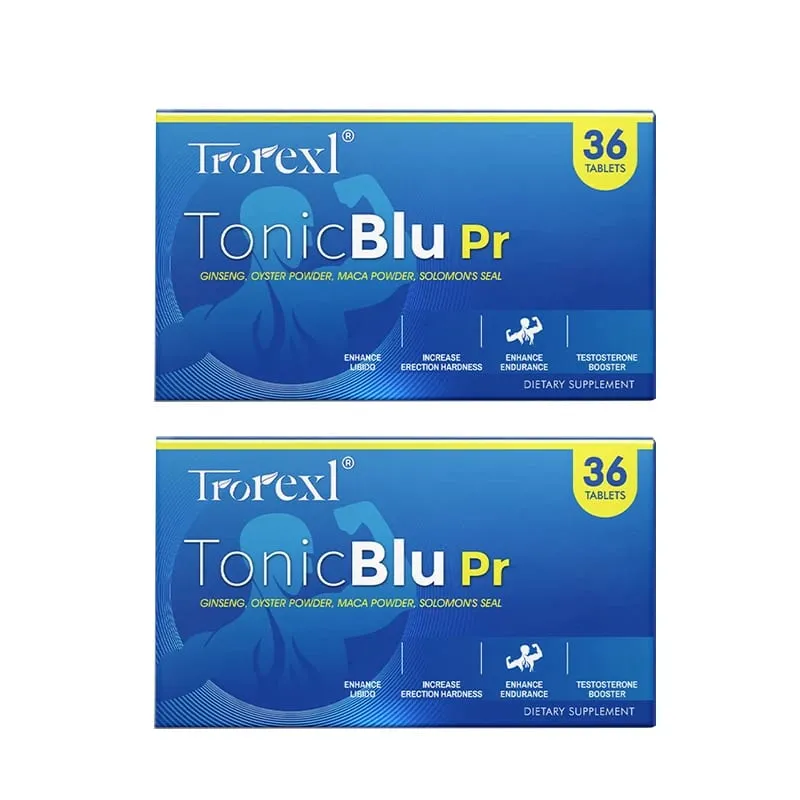 Trorexl-TonicBlu Pro - Blue Pill for Rock-Hard Energy Volume Booster Natural Oyster Ginseng for Best Benefits