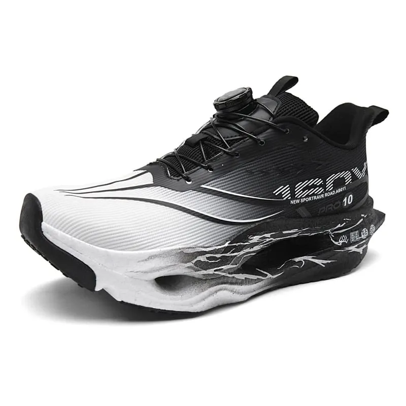 Carbon Plate Racing Running Shoes Non-Slip Men Ultra Light Elastic Cushion Athletic Sneakers Speed Training Marathon Sport Shoes