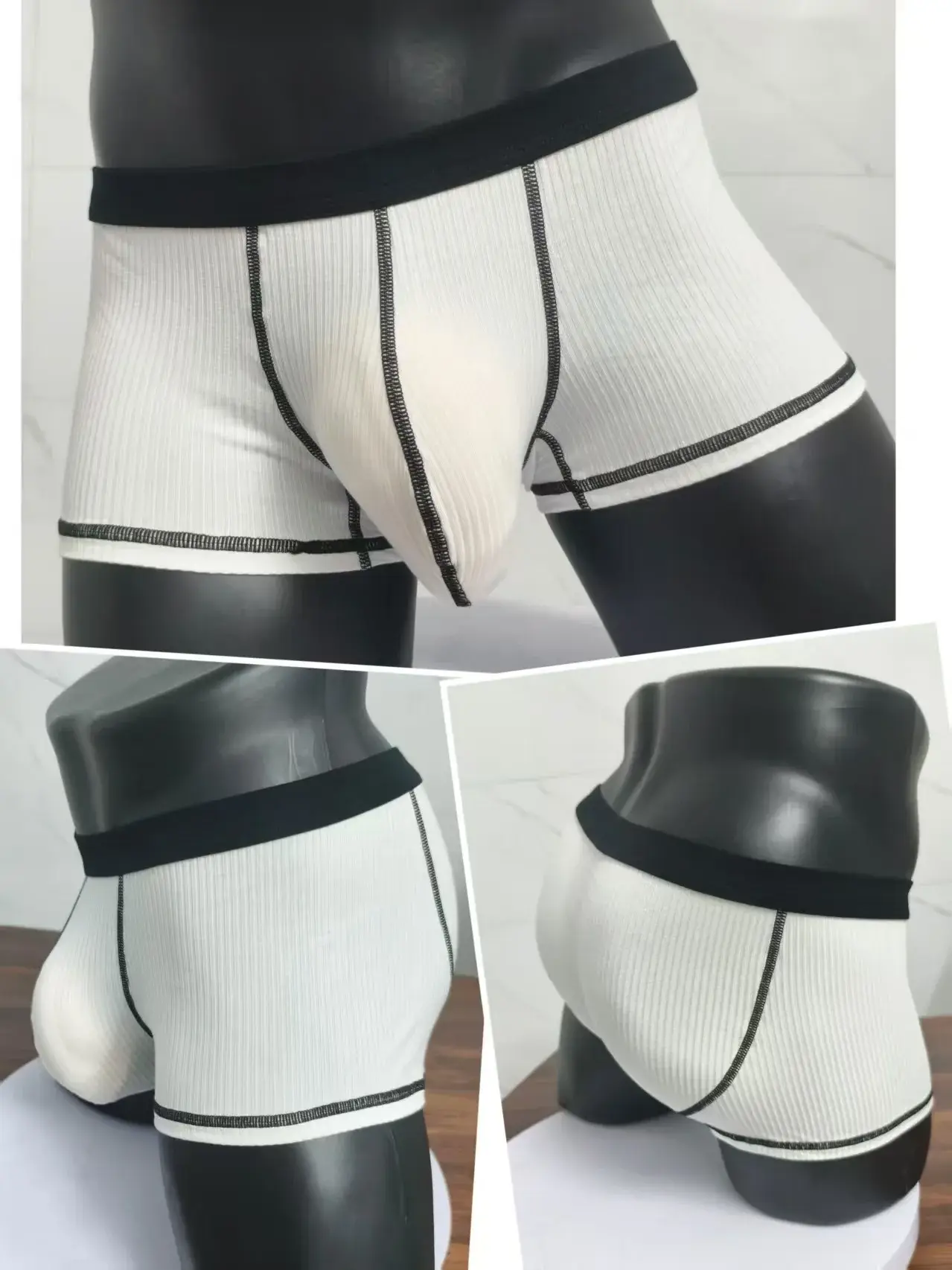 Men's boxer shorts with high elasticity and large pockets, fashionable men's shorts