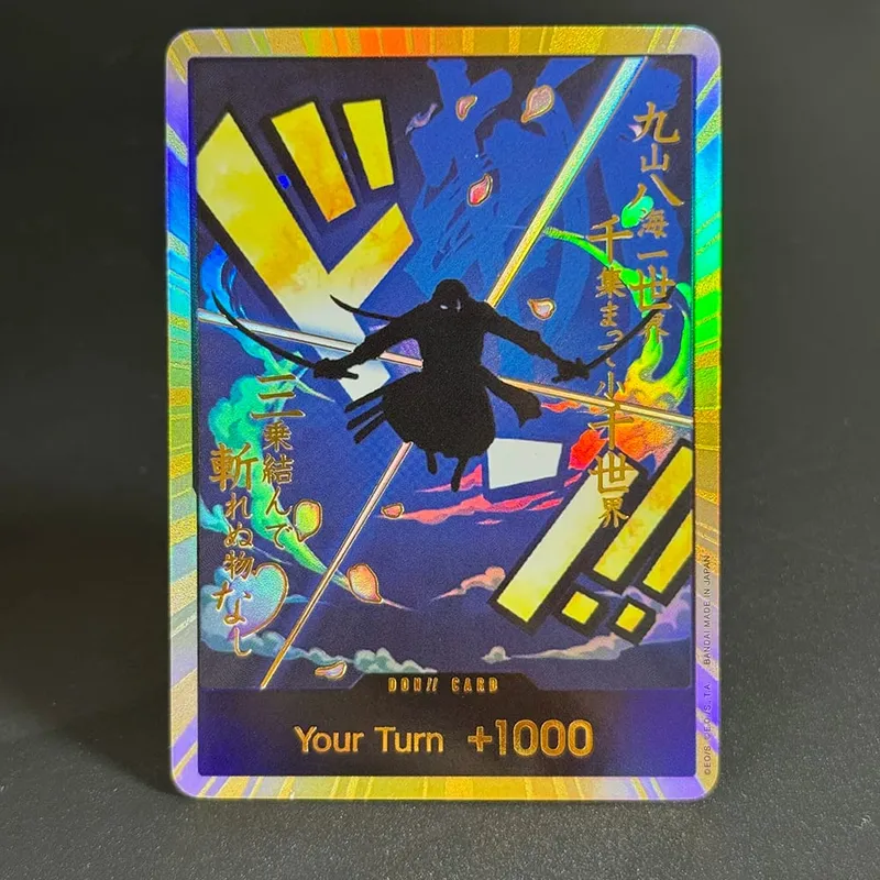 10PCS DON OPCG English TCG Gold DON!!! Collection Cards Zoro Ace Doflamingo Rebecca FOIL NM Refraction Flash Cards ToyGifts OPCG — image 37