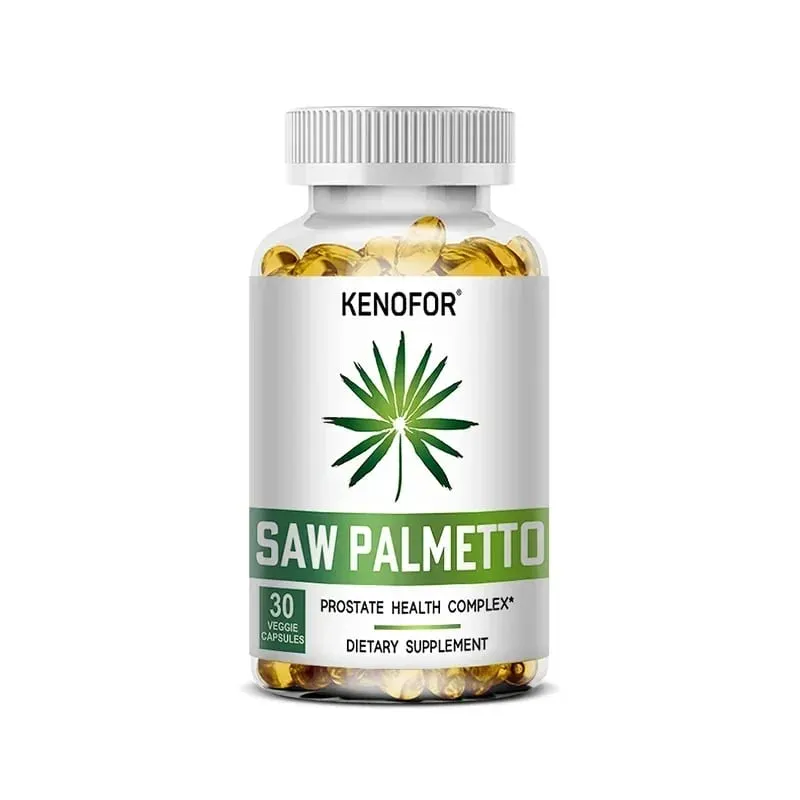 Saw Palmetto Extract Capsules Prostate Health Supplement Hair Growth for Mens Help Normal Urination Frequency — image 8