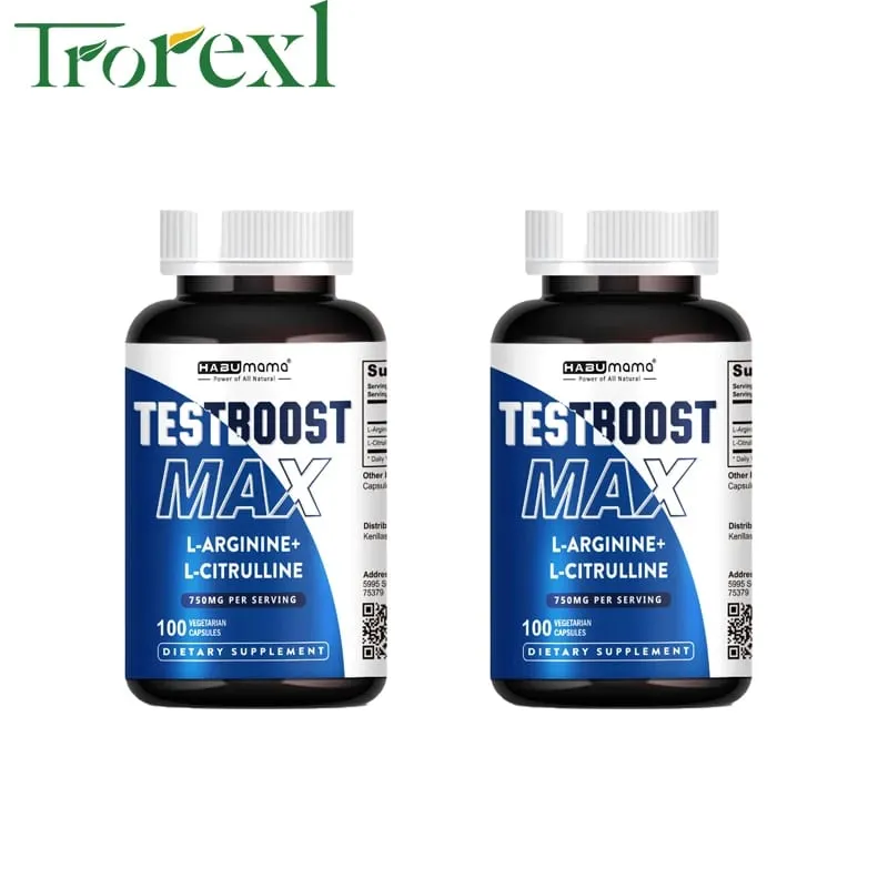Arginine Pillen Mannelijke Verbetering Supplement Spierbouwer Libido Verbetering Uithoudingsvermogen 100% Pure Niet-GMo — image 8