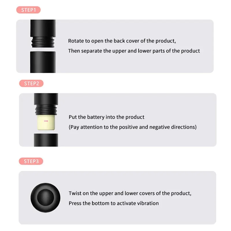 Mini Bullet Vibrator Sex Toys Sexy Toys Sexual Toys For Women Adult Toys Vibrators - 1/10 Frequency (Without Battery) — image 5