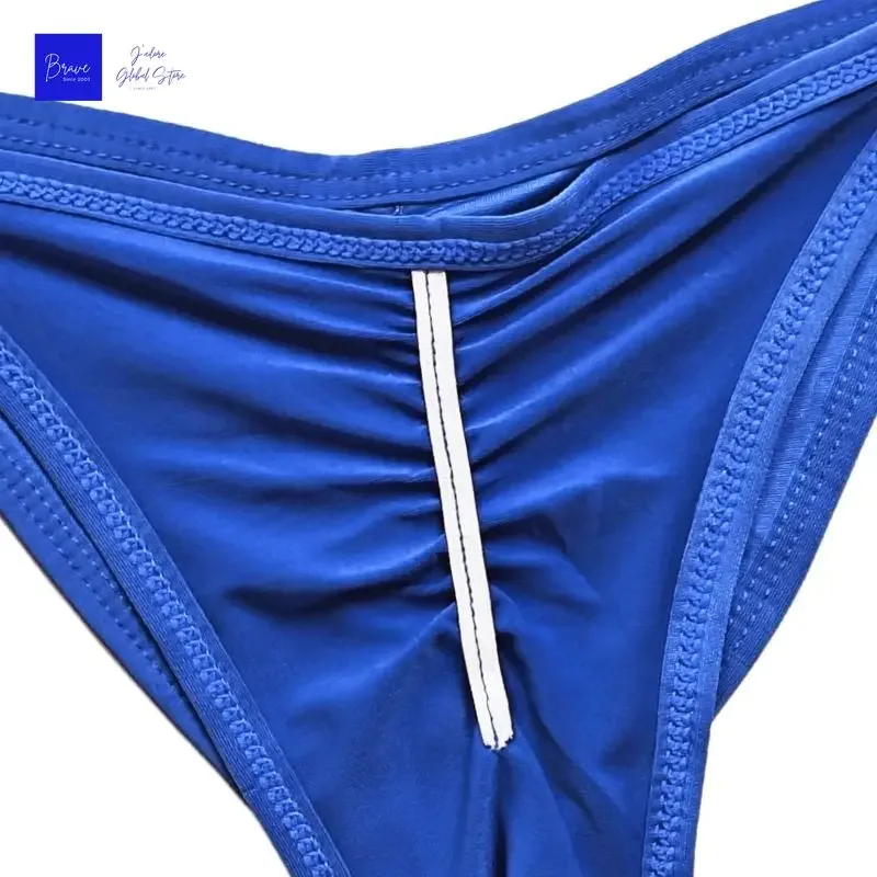 US Size Men's Ice Silk Thongs Briefs Sexy Low-Rise G-String Breathable Seamless T-Back Sports Fitness Underwear Plus Size — image 12