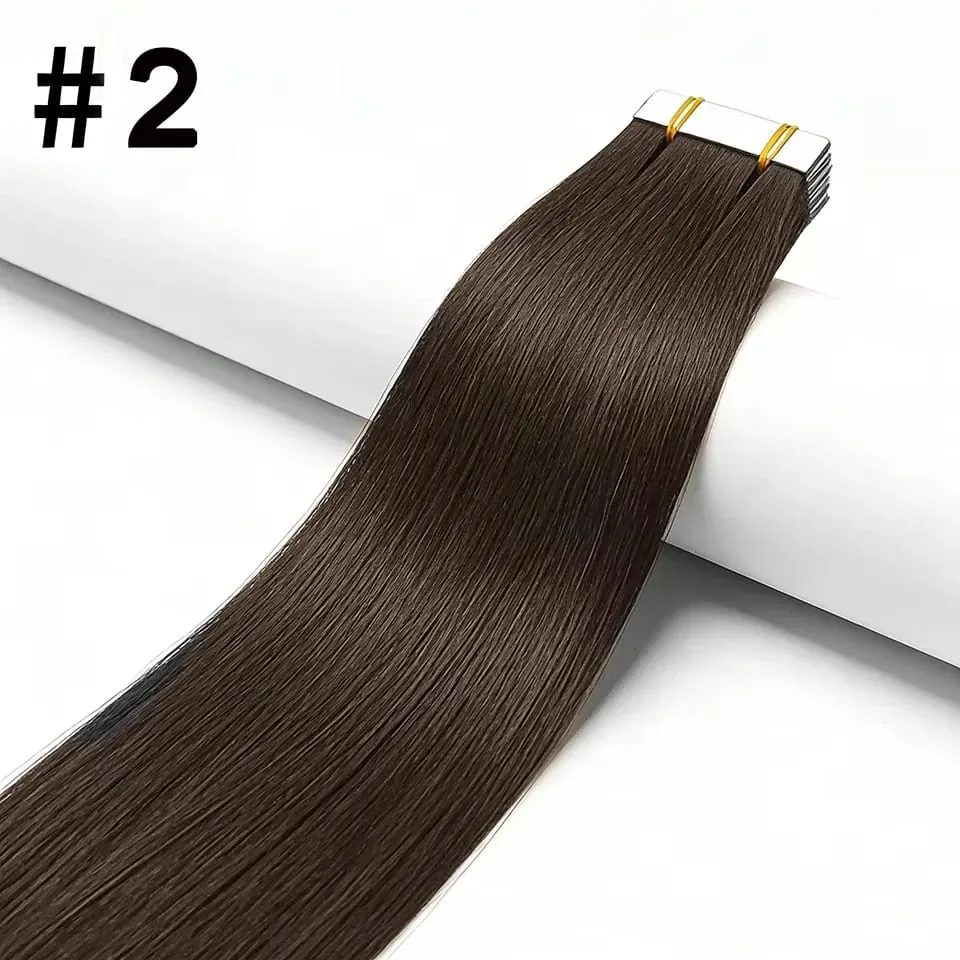Blonde 613 Straight Tape In Human Hair Extensions 100% Human Hair Skin Weft Invisible Tape In Hair Extension 50g/20pcs For Woman — image 10