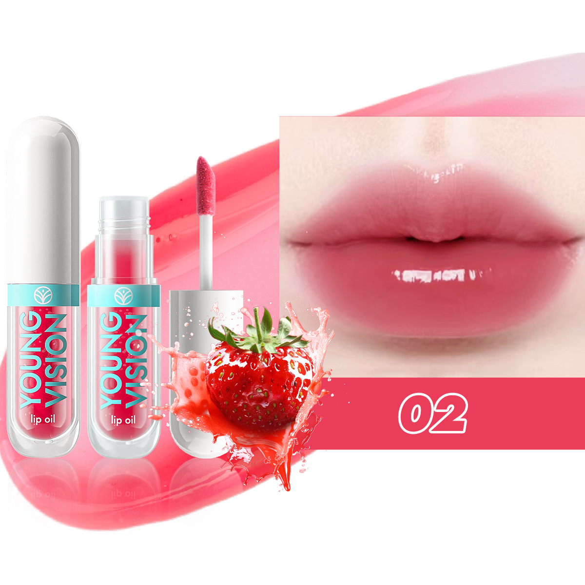 6 Color-Changing Lip Gloss Fruity Scent Moisturizing and Long-Lasting Smooth Hydrating Temperature-Activated Lip tint — image 10