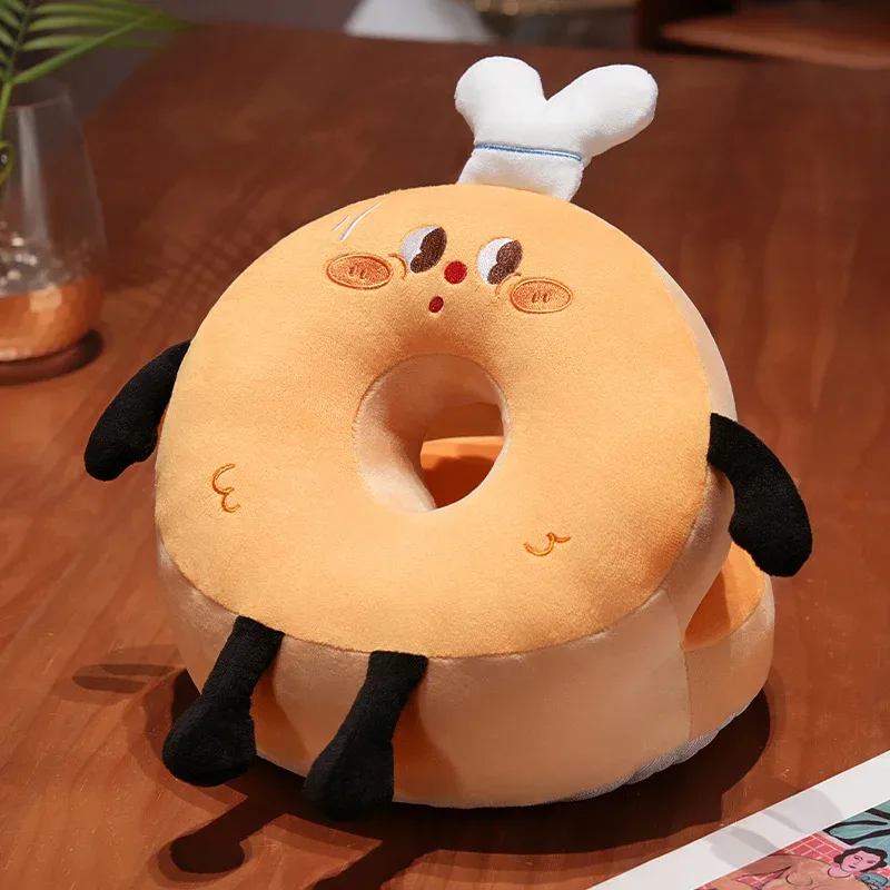 Hamburger Chips Plush Kawaii Sleeping Pillow Cartoon Cushion for Office Chair Waist Backrest Cushion Sofa Home Decor Kid Gifts — image 9