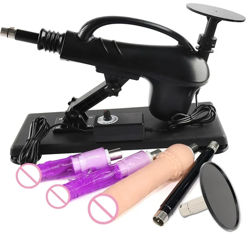 A2SS-Portable Automatic Masturbation Machine for Women with Big Dildo Men's Sex Toy Pumping Gun for Couples — image 19