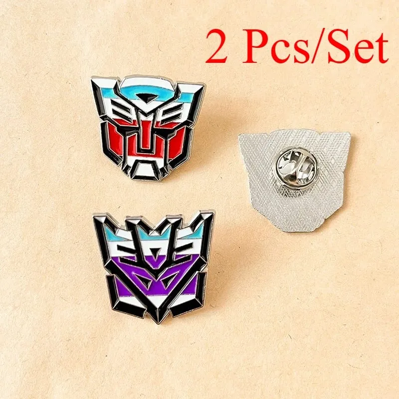 Transformers Optimus Prime Enamel Pin Cute Brooches For man Lapel Pins Badge Megatron Collectors Fashion Accessory gift — image 2