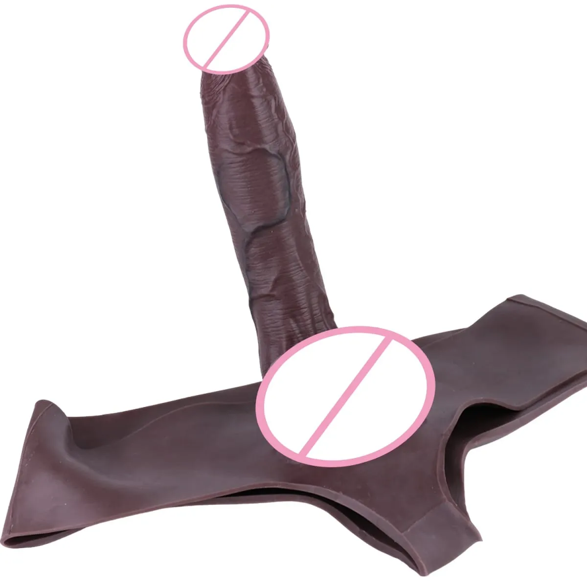 Boxer en Silicone pour hommes, pantalon avec gode creux réaliste, manches de pénis, jouet sexuel pour Couple adulte, Sexshop — image 5
