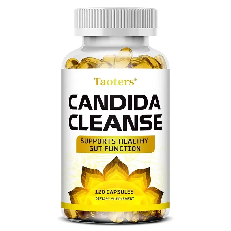 Candida Cleanse - Limpeza do Fígado Desintoxicante Apoia a Saúde Intestinal Limpeza do Cólon Aumentando a Energia 120 Cápsulas