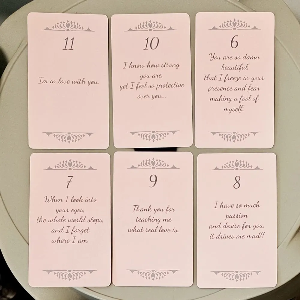 10.3*6cm Soulmate Love Message Oracle Deck 56 Heartfelt Romance Cards for Twin Flame Readings Elegant Pink Oracle Cards